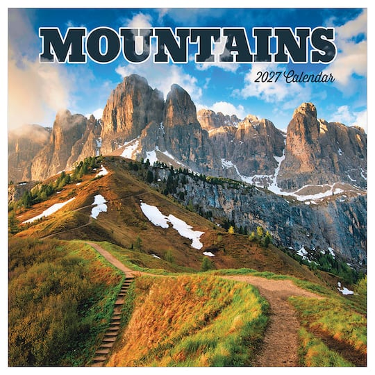 2027 Mountains Wall Calendar